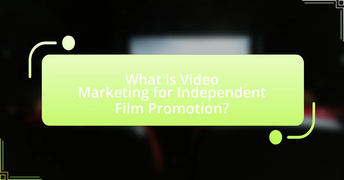 What is Video Marketing for Independent Film Promotion?